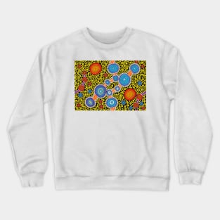 Aboriginal Art - The Journey 3 Crewneck Sweatshirt